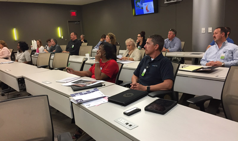 CenturyLink in Monroe hosted today's Louisiana Emergency Preparedness meeting. CenturyLink presented a cyber security program for the group.